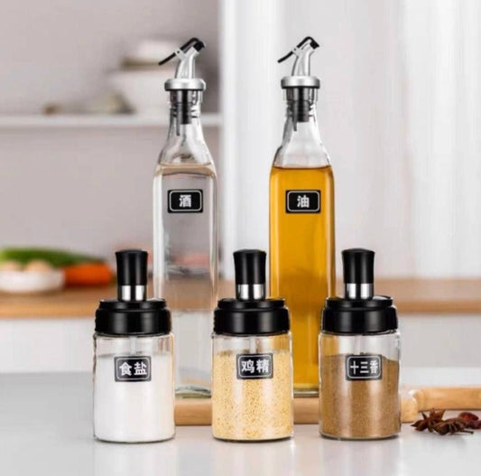 طقم زياتة و ٣توابل